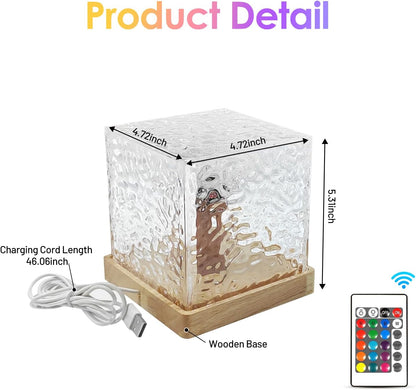 Touch Sensor & Remote Control Lamp 16 Colours || Premium Ocean Wave Lamp