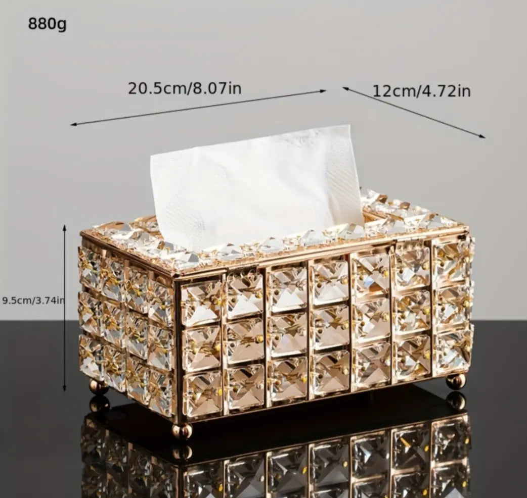 Luxury Crystal Tissue Box My Store