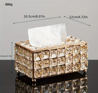 Luxury Crystal Tissue Box My Store