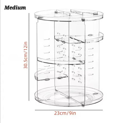 Cosmetic Storage + Rotating Makeup Organizer Home Decor Station