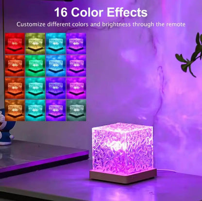 Touch Sensor & Remote Control Lamp 16 Colours || Premium Ocean Wave Lamp