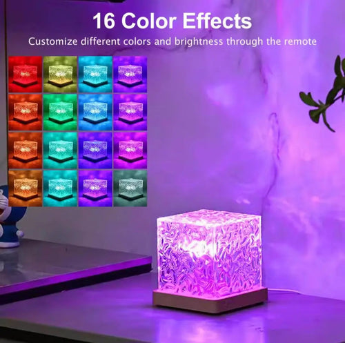 Touch Sensor & Remote Control Lamp 16 Colours || Premium Ocean Wave Lamp