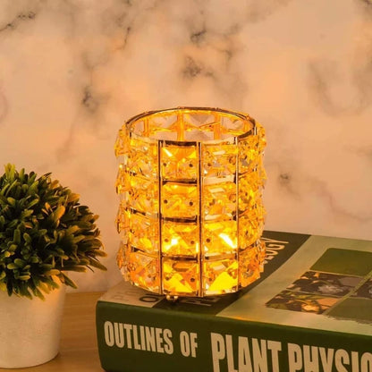 Crytsal Round Brush Holder